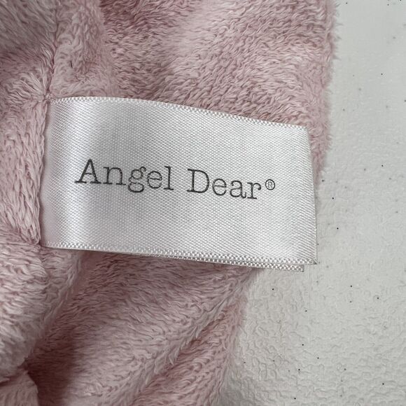 Angel Dear Pink White SHEEP Lamb Soft Plush Security Blanket Lovey Knot Knotted - Picture 5 of 9